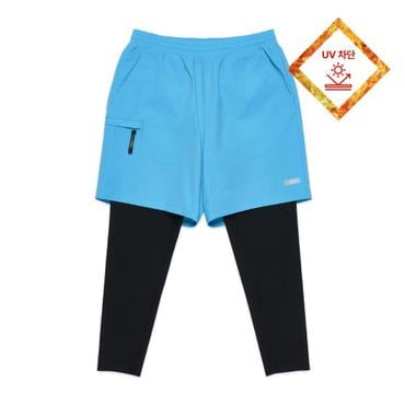 내셔널지오그래픽키즈 K252UWL410 5부 레이어드 워터레깅스 TURQUOISE