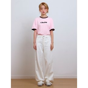 Signature Rib T- Shirts _Pink