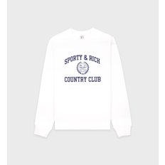 공식온라인 Varsity Crest Crewneck 남녀공용 맨투맨 SRB3MT103WH