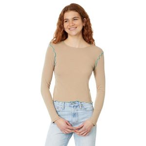 이스퀘어 4700353 Madewell Contrast-Stitched Crewneck Crop Tee