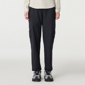 여성 루즈핏 카고 팬츠 JKPNA25142BLK