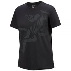 아크테릭스 ARC`TERYX 아크테릭스 버드 코튼 티셔츠 SS 우먼 (ATOFWX8136BLK) (BIRD COTTON T-SHIRT W)