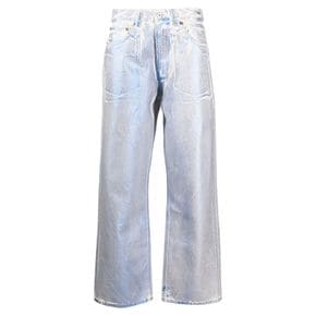 23SS 아워레가시  남성 써드컷 포일 데님 팬츠 M2235TBF BLUE FOIL DENIM STK 46497527