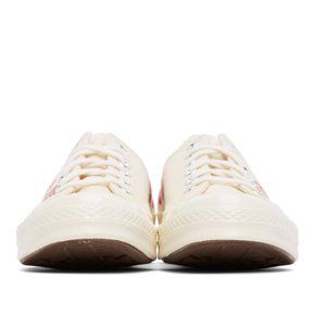 오프 화이트 Converse 멀티플 하트 척 70 로우탑 스니커즈 P1K117 2 OFF WHITE