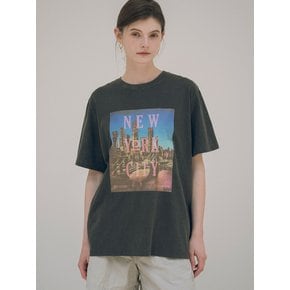 SITP5093 Loosefit city pigment T-shirt_Charcoal