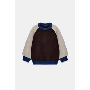 ZARA 자라 컬러 블록 니트 스웨터 5536 207 050