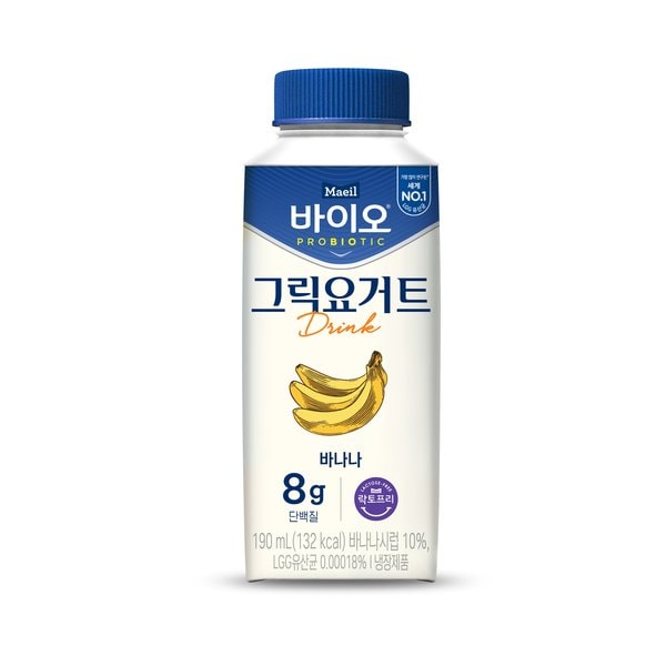 바이오 그릭요거트 드링크 바나나 190ml 8입 _냉장