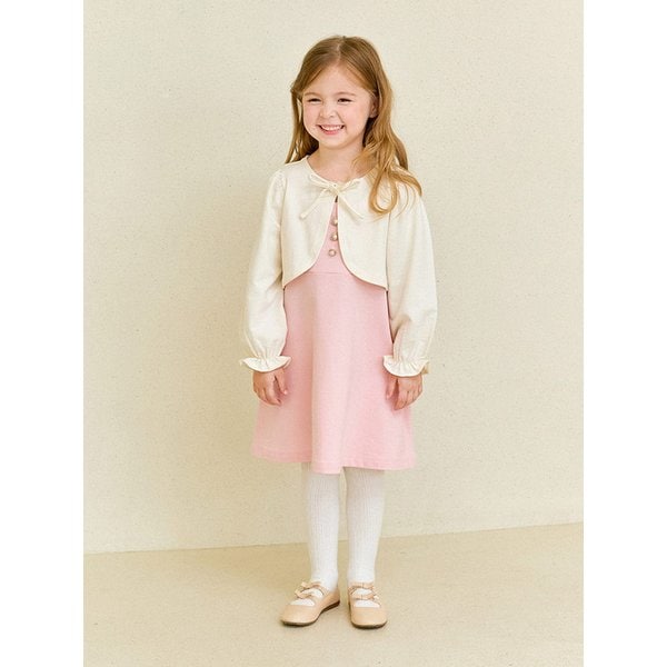 볼레로가디건&뷔스티에원피스세트