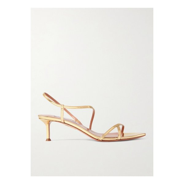티스 메탈릭 가죽 샌들 50mm 샤이니 골드 46376663162863877