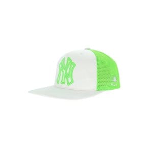 MLB 키즈 메쉬 네온 로고 평챙 스냅백 72CPN2011-50W