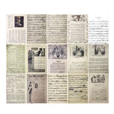 제이큐 사진배경지 촬영용 빈티지 배경지 음표