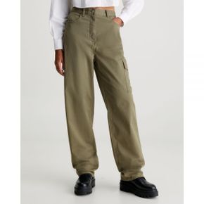 5022281 Calvin Klein Cotton Twill Cargo Pants - Green