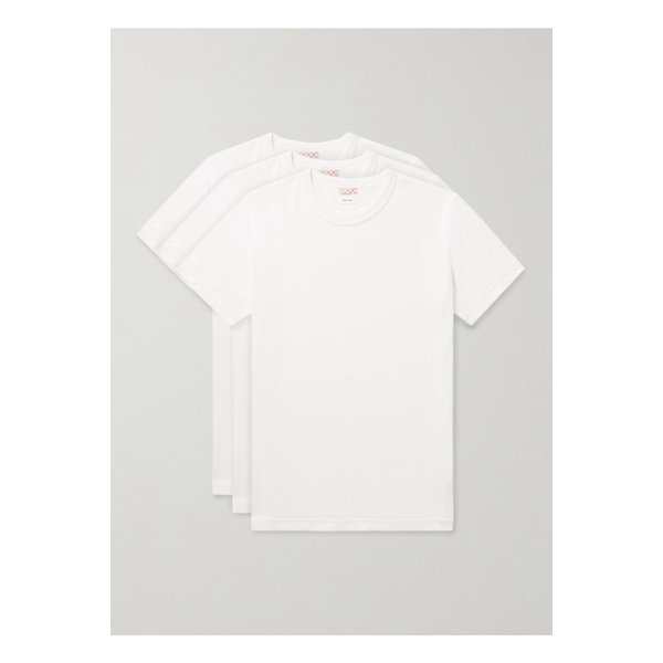 서블리그 코튼 혼방 저지 티셔츠 3p 세트 화이트 46376663162858720