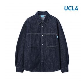 UCLA 데님 원포켓 오버핏 셔켓(UA7DJ02)