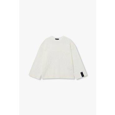 ARMANI EXCHANGE AX 여성 와이드 슬리브 니트 풀오버(A424132005)오프 화이트