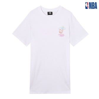 NBA 여성 컬러풀 아트웍 반팔 티셔츠  N212TS701P _P338396659