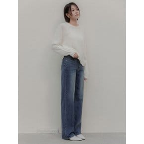 링사데미지 일자핏 데님