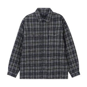 [여주점] 남성 다이아퀼팅 패딩 체크 셔켓(B244SH350P)