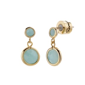 벨 콤비 귀걸이-아마조나이트 / Belle Combi Earring - Amazonite