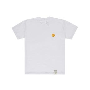 [UNISEX]스몰 도트스마일 반팔티_화이트