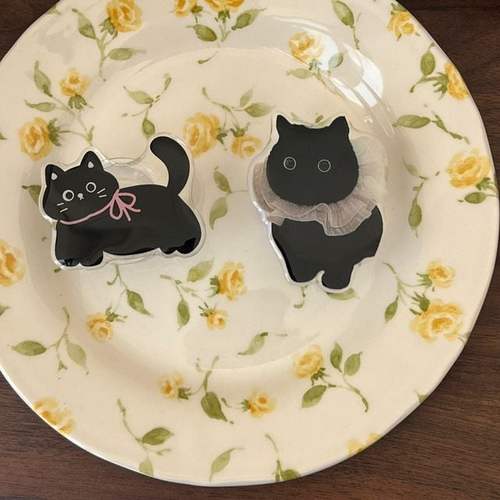 고양이 캣 동물 까망이 키치한 러블리 스마트톡