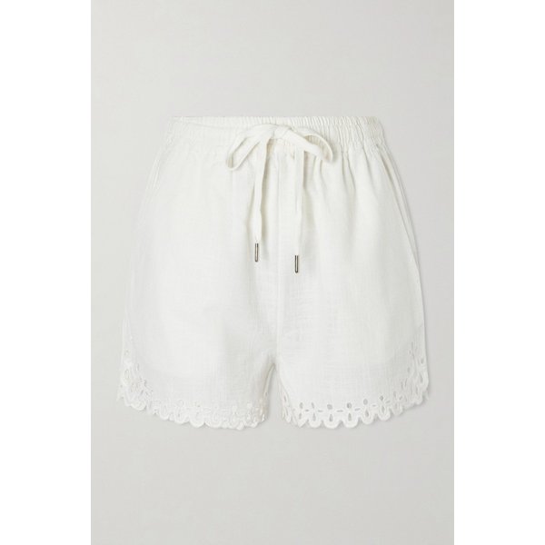 에뜨왈 발리메 브로더리 앵글레즈 코튼 쇼츠 46376663162989564