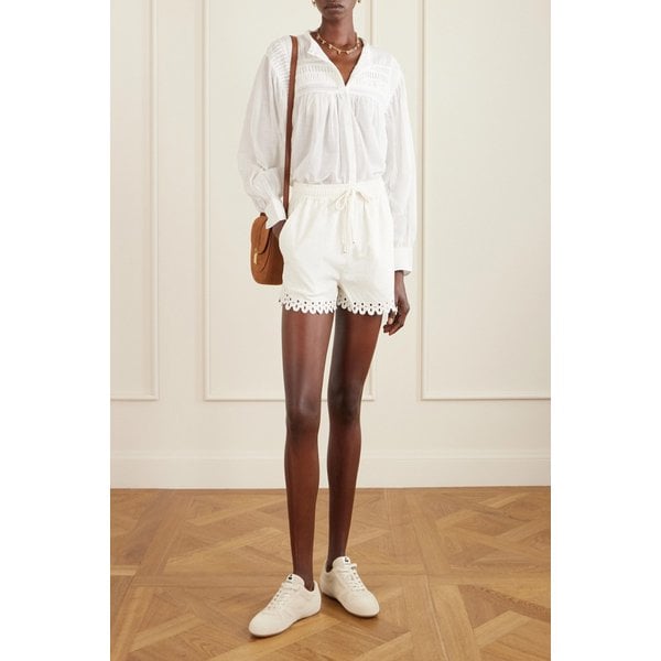 에뜨왈 발리메 브로더리 앵글레즈 코튼 쇼츠 46376663162989564