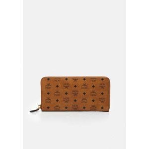 MCM 4578370 MCM VISETOS ORIGINAL ZIPPED WALLET LARGE UNI - Wallet cognac