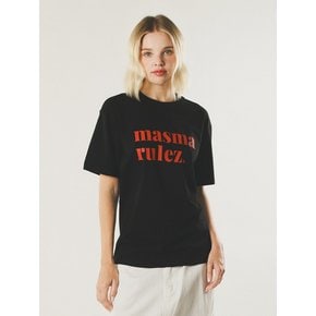 MSMRZ cool cotton T-shirt_Black/red