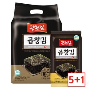 [5+1광천김] 곱창김 도시락김 27봉 선물세트