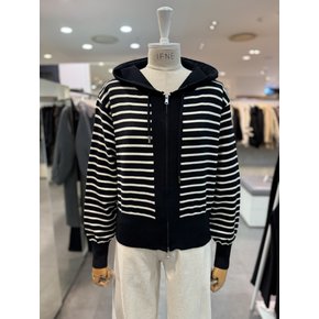 (DP2WKC03) 단가라니트후드집업