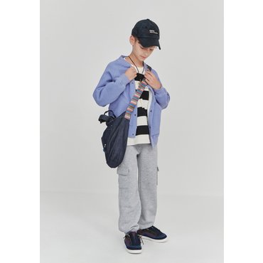 블루테일 AWG1JP02VI 누비 져지 스타디움 바이올렛 점퍼