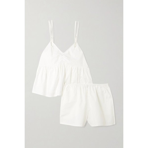 데이지 스튜디오 코튼 포플린 바인드 파자마 화이트 46376663163021205