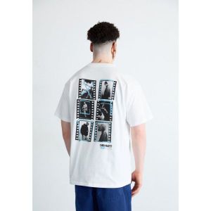 칼하트 WIP 4581649 Carhartt CONTACT SHEET - Print T-shirt white