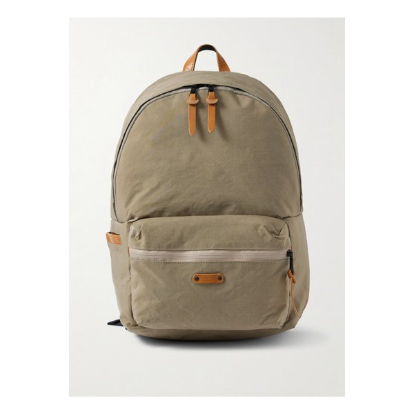 마스터피스 루트 가죽 트리밍 나일론 옥스포드 백팩 46376663162969743