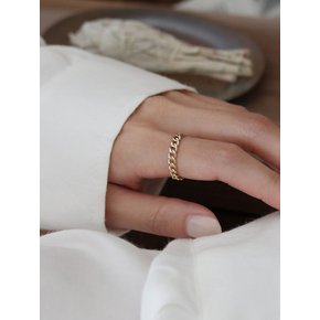 14k chain ring