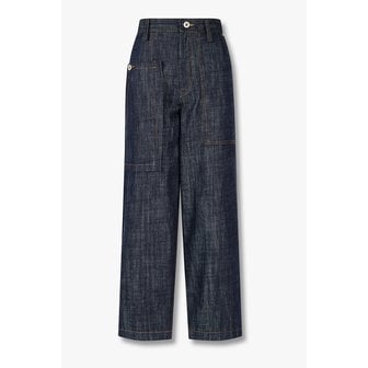 요지야마모토 [Y`s]멀티 포켓 테이퍼드 데님 팬츠 6616111110000