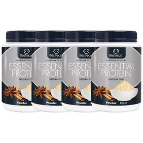 뉴질랜드 라이프스트림 에션셜 프로틴 내추럴 차이 850g PROTEIN CHAI 4팩