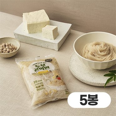 자연맛남 국산콩 넣어 고소한 두부곤약면 180gx5봉