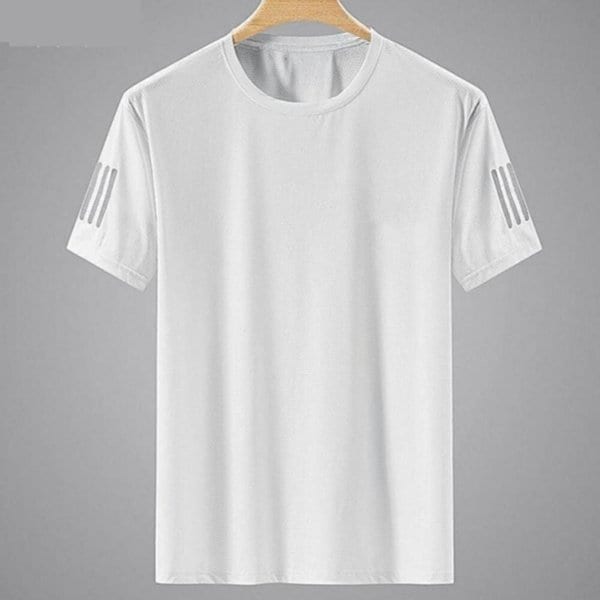 여름 남자 아이스 쿨링 라운드 반팔 티셔츠 OC-TSH-SWFI1RH4