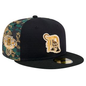 [해외] 1078511 뉴에라 모자 MLB [디트로이트 타이거스] Digi Camo 59FIFTY Fitted Hat - Black