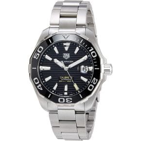 일본 태그호이어 시계 Tag Heuer Aquaracer Caliber 5 WAY201A.BA0927 Mens Wrist워치 Silver Di