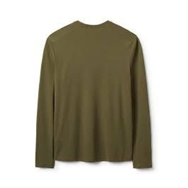 26SS 랩 긴팔 티셔츠 QCC22OLV OLIVE DOM