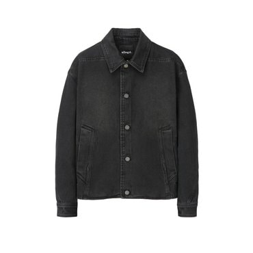 알레그리 《Standard Denim》세미오버 코치 점퍼 (ARJU5A205BK)