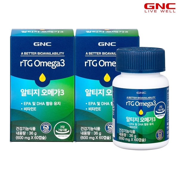 알티지 오메가3 60캡슐 (1개월분) x 2병 _51074x2