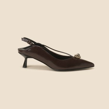 슈콤마보니 Fling star sling back shoes(brown) DG2DS25003BRN