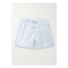 미스터 피 스트레이트 레그 미드 렝스 스트라이프 시어서커 스윔 쇼츠 1647597358469785