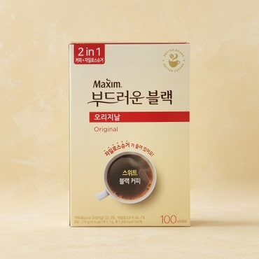 맥심 오리지날 부드러운 블랙믹스 100개입