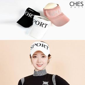 스포츠 여성골프 밴딩 니트썬캡모자_P320369581
