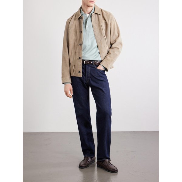 샤르베 코튼 새틴 폴로 셔츠 46376663163007335